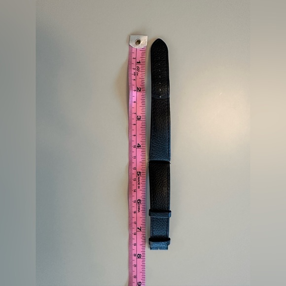 CARTIER TANK WATCH STRAP - BLACK LEATHER - Picture 3 of 4